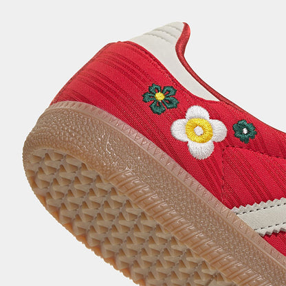 adidas x Liberty アディダス リバティ SAMBA OG W フラワー刺繍 サンバ IH9056 花柄 赤 スニーカー シューズ コラボ レディース