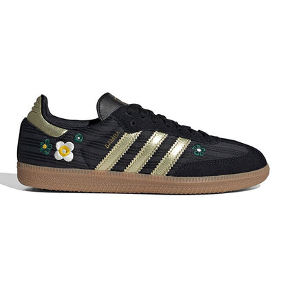 adidas x Liberty アディダス リバティ SAMBA OG W フラワー刺繍 サンバ IH1331 花柄 黒 スニーカー シューズ コラボ レディース