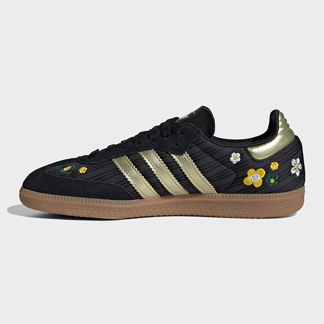 adidas x Liberty アディダス リバティ SAMBA OG W フラワー刺繍 サンバ IH1331 花柄 黒 スニーカー シューズ コラボ レディース