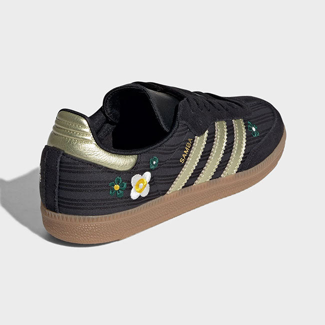 adidas x Liberty アディダス リバティ SAMBA OG W フラワー刺繍 サンバ IH1331 花柄 黒 スニーカー シューズ コラボ レディース