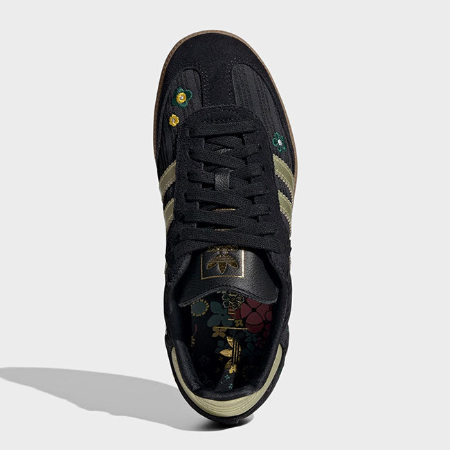 adidas x Liberty アディダス リバティ SAMBA OG W フラワー刺繍 サンバ IH1331 花柄 黒 スニーカー シューズ コラボ レディース