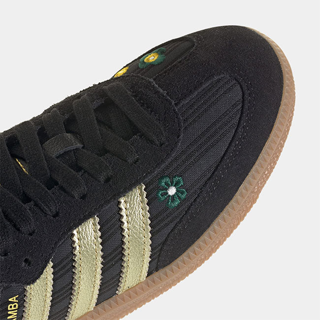 adidas x Liberty アディダス リバティ SAMBA OG W フラワー刺繍 サンバ IH1331 花柄 黒 スニーカー シューズ コラボ レディース