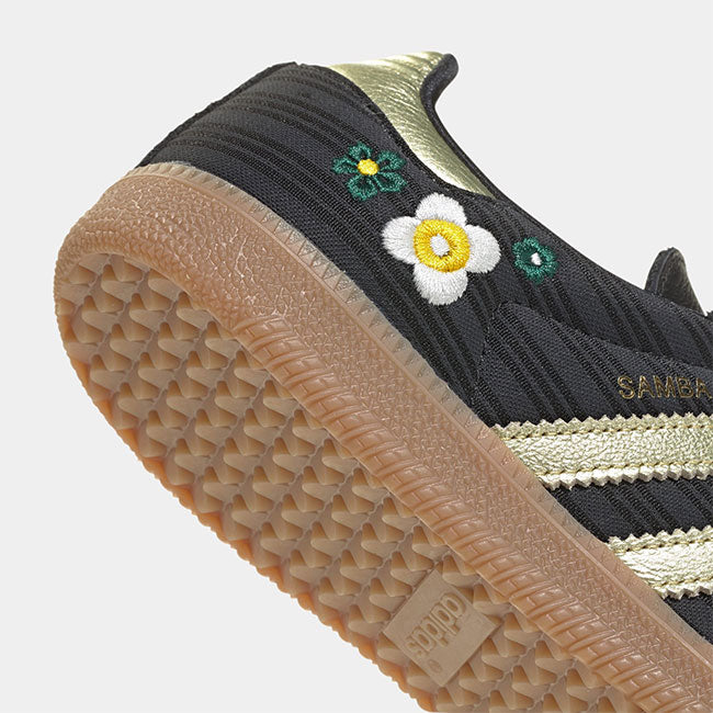 adidas x Liberty アディダス リバティ SAMBA OG W フラワー刺繍 サンバ IH1331 花柄 黒 スニーカー シューズ コラボ レディース