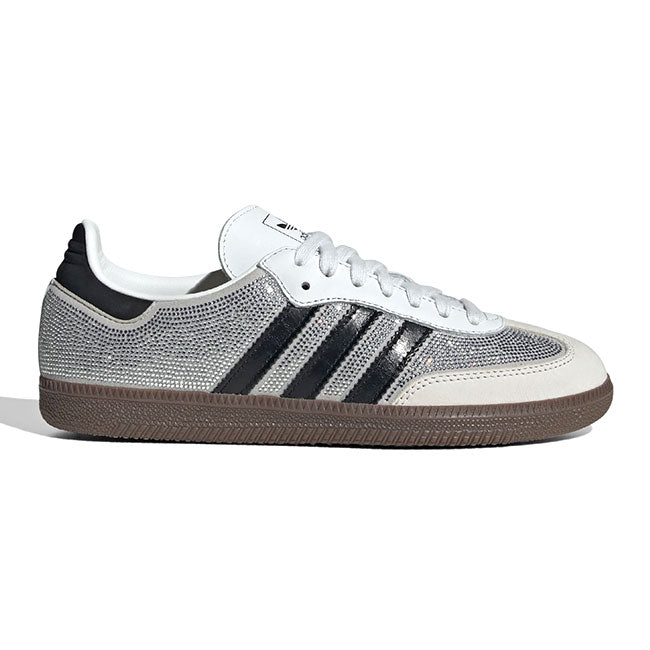 adidas originals アディダスオリジナルス SAMBA OG W サンバ ラインストーン IH9055 白 シルバー スニーカー シューズ レディース