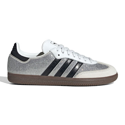 adidas originals アディダスオリジナルス SAMBA OG W サンバ ラインストーン IH9055 白 シルバー スニーカー シューズ レディース