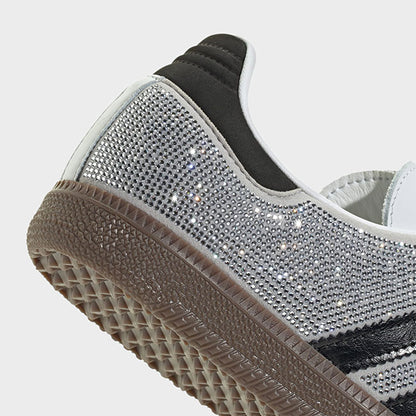 adidas originals アディダスオリジナルス SAMBA OG W サンバ ラインストーン IH9055 白 シルバー スニーカー シューズ レディース