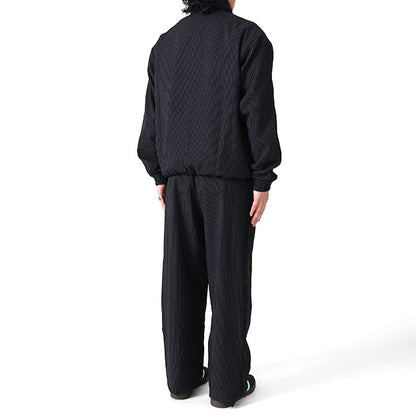 adidas originals アディダスオリジナルス ファイヤーバード ルーズ ピンストライプ トラックトップ KC9051 黒 ブラック ジャージ メンズ