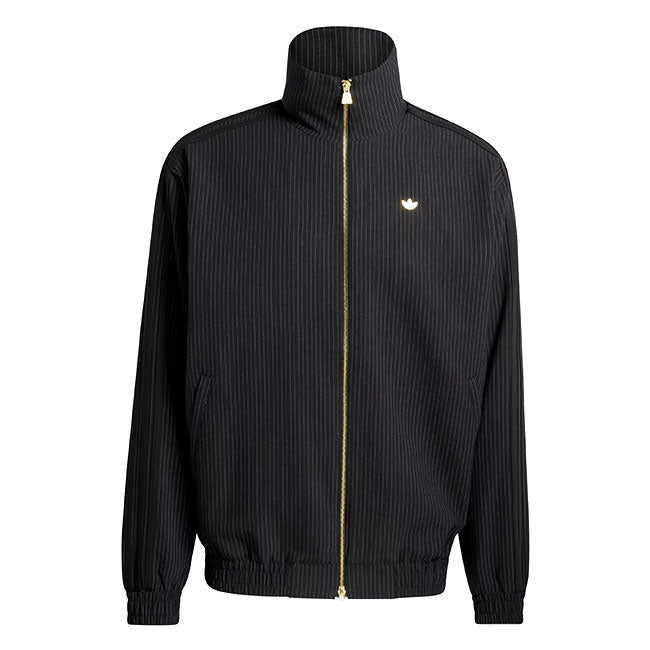 adidas originals アディダスオリジナルス ファイヤーバード ルーズ ピンストライプ トラックトップ KC9051 黒 ブラック ジャージ メンズ
