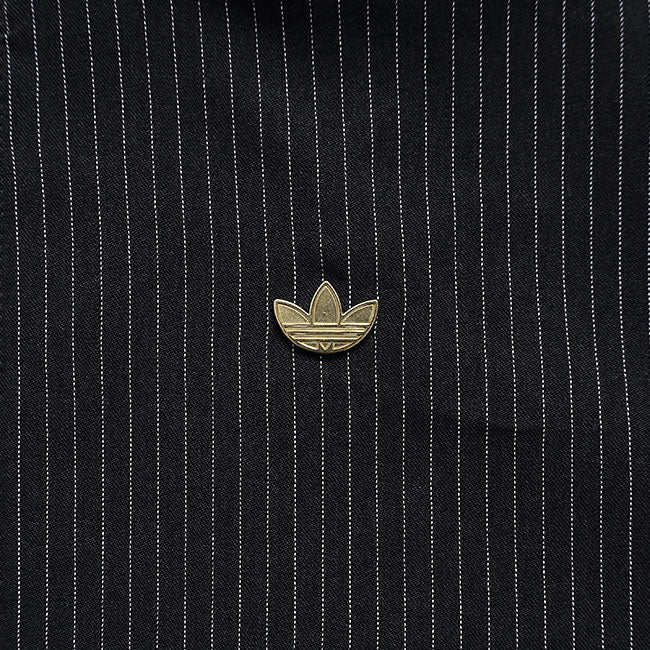 adidas originals アディダスオリジナルス ファイヤーバード ルーズ ピンストライプ トラックトップ KC9051 黒 ブラック ジャージ メンズ