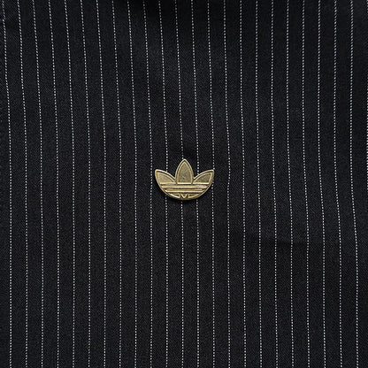 adidas originals アディダスオリジナルス ファイヤーバード ルーズ ピンストライプ トラックトップ KC9051 黒 ブラック ジャージ メンズ