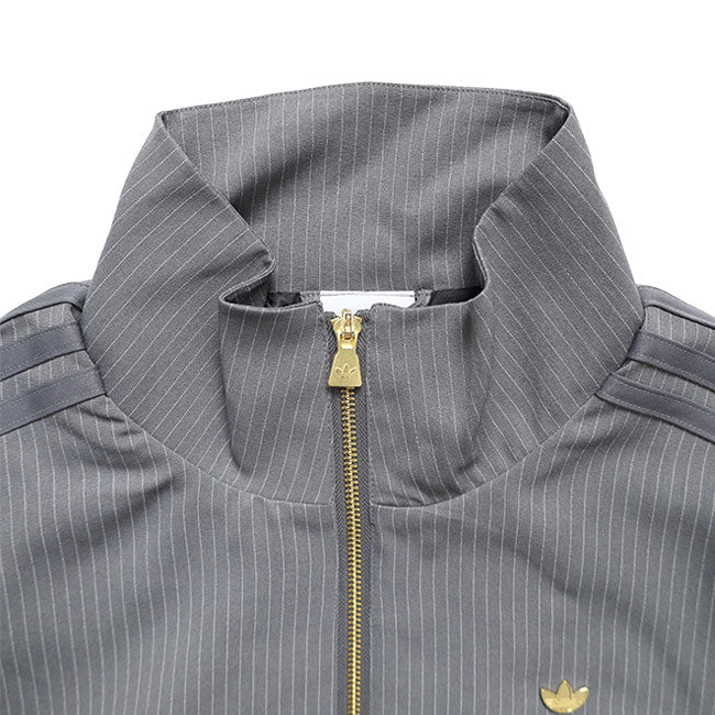 adidas originals アディダスオリジナルス ファイヤーバード ルーズ ピンストライプ トラックトップ KD2256 灰 グレー ジャージ メンズ