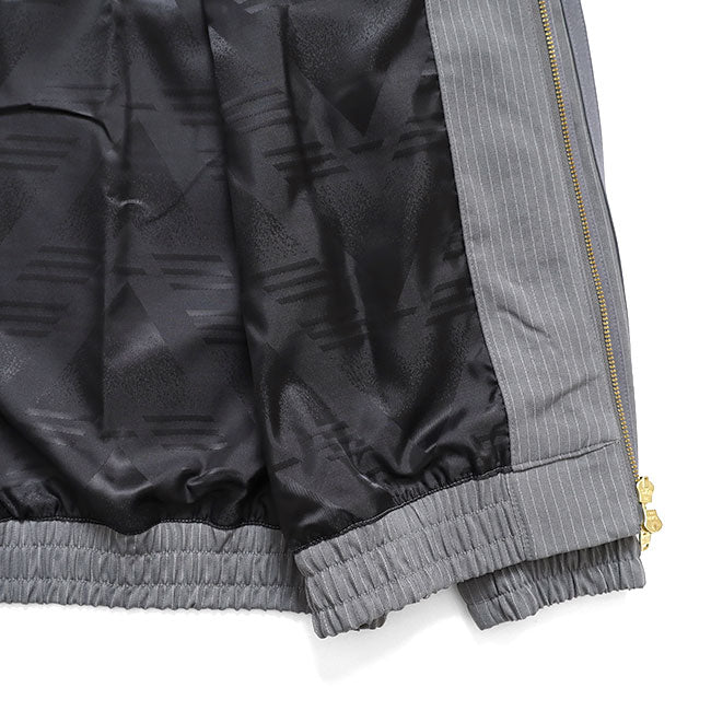 adidas originals アディダスオリジナルス ファイヤーバード ルーズ ピンストライプ トラックトップ KD2256 灰 グレー ジャージ メンズ