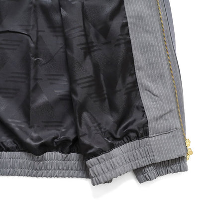 adidas originals アディダスオリジナルス ファイヤーバード ルーズ ピンストライプ トラックトップ KD2256 灰 グレー ジャージ メンズ