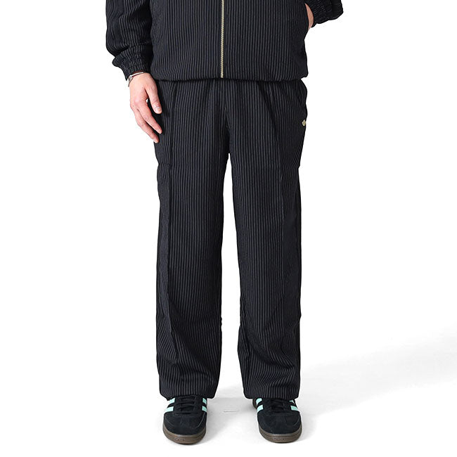 adidas originals アディダスオリジナルス ファイヤーバード ルーズ ピンストライプ トラックパンツ KC9052 黒 ブラック ジャージ メンズ