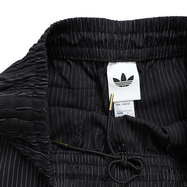 adidas originals アディダスオリジナルス ファイヤーバード ルーズ ピンストライプ トラックパンツ KC9052 黒 ブラック ジャージ メンズ