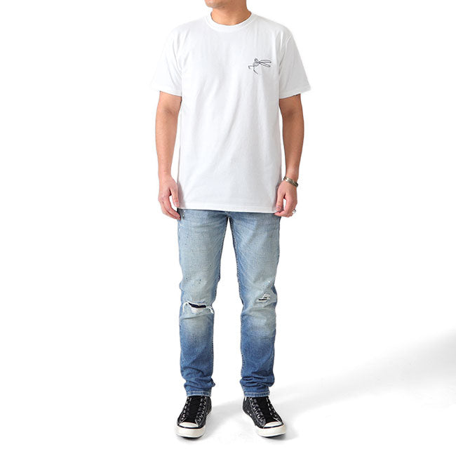DENHAM デンハム シザーロゴ刺繍 Tシャツ THAMES TEE HCJ 半袖Tシャツ メンズ