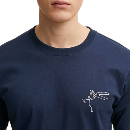 DENHAM デンハム シザーロゴ刺繍 Tシャツ THAMES TEE HCJ 半袖Tシャツ メンズ