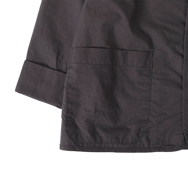 DANTON ダントン カラーレス ショートジャケット DT-A0293 HCD ノーカラー レディース