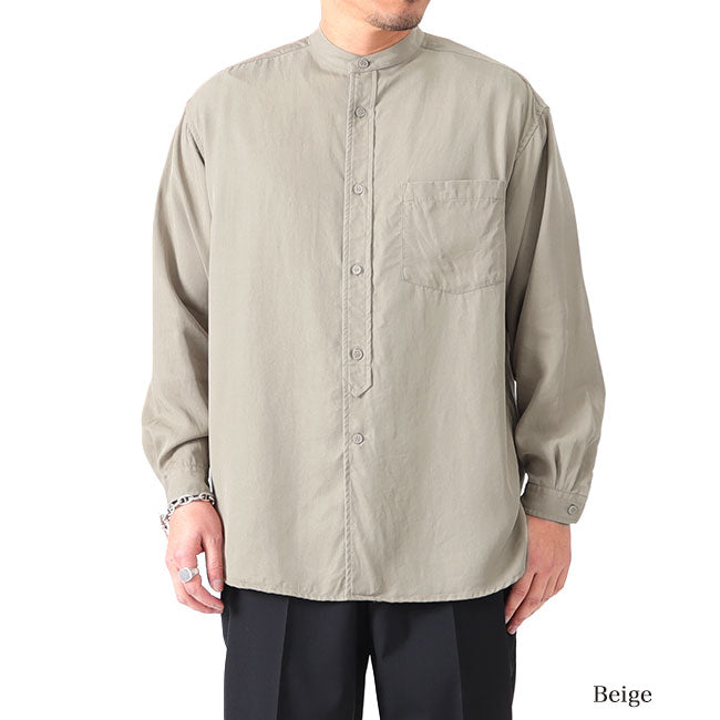 White Mountaineering TWILL STAND COLLAR SHIRT WM2371106