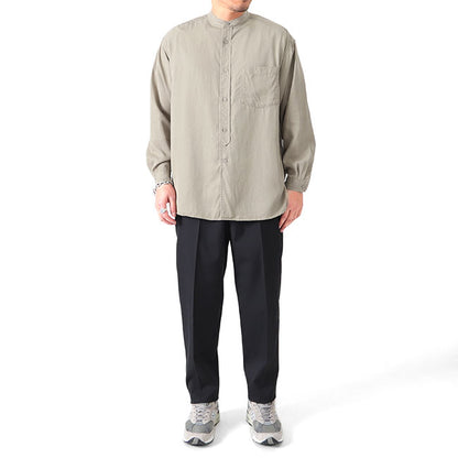 White Mountaineering TWILL STAND COLLAR SHIRT WM2371106
