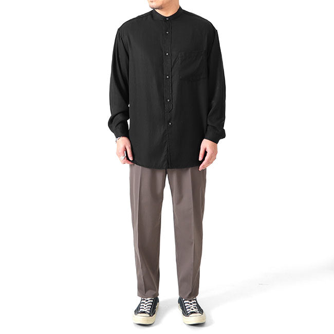 White Mountaineering TWILL STAND COLLAR SHIRT WM2371106