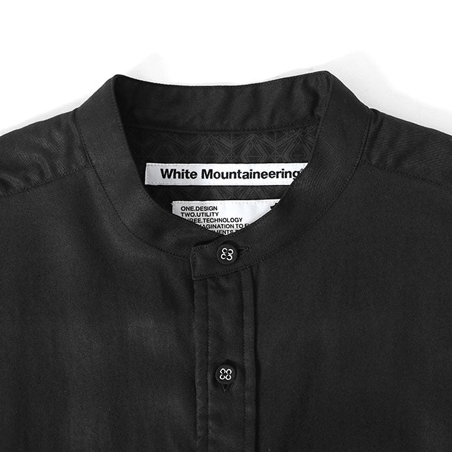 White Mountaineering TWILL STAND COLLAR SHIRT WM2371106
