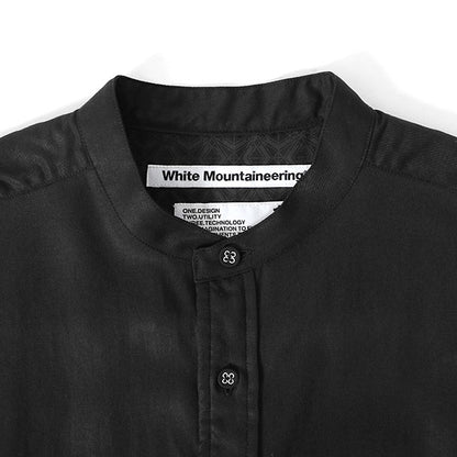 White Mountaineering TWILL STAND COLLAR SHIRT WM2371106