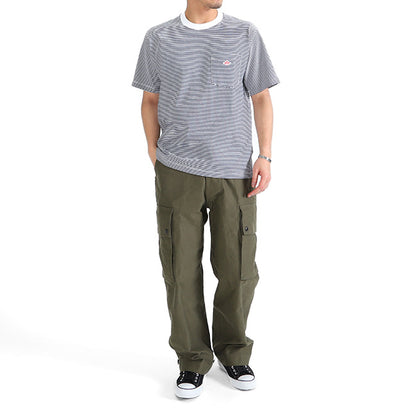 DANTON ダントン ボーダー 胸ポケットTシャツ JD-9041 半袖Tシャツ メンズ レディース