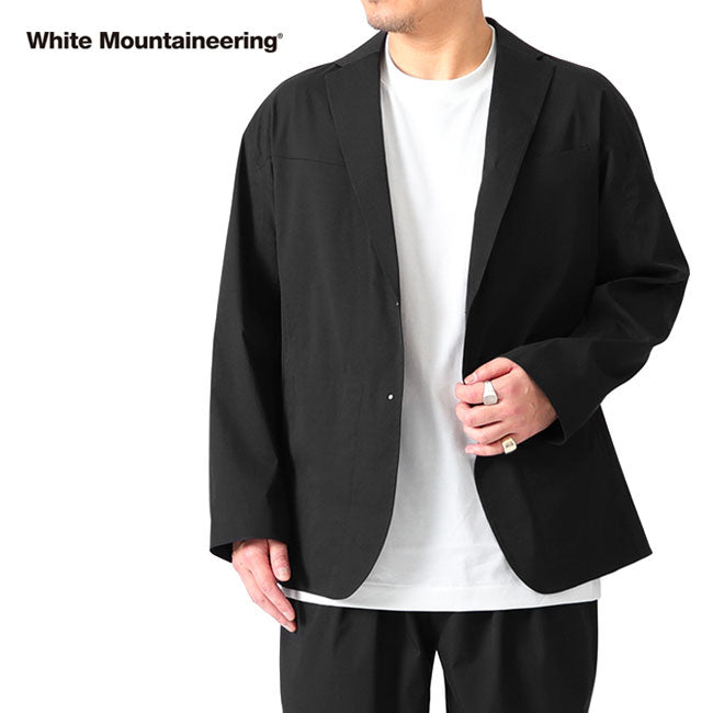White Mountaineering BLK SOLOTEX LAPEL JACKET BK2371204