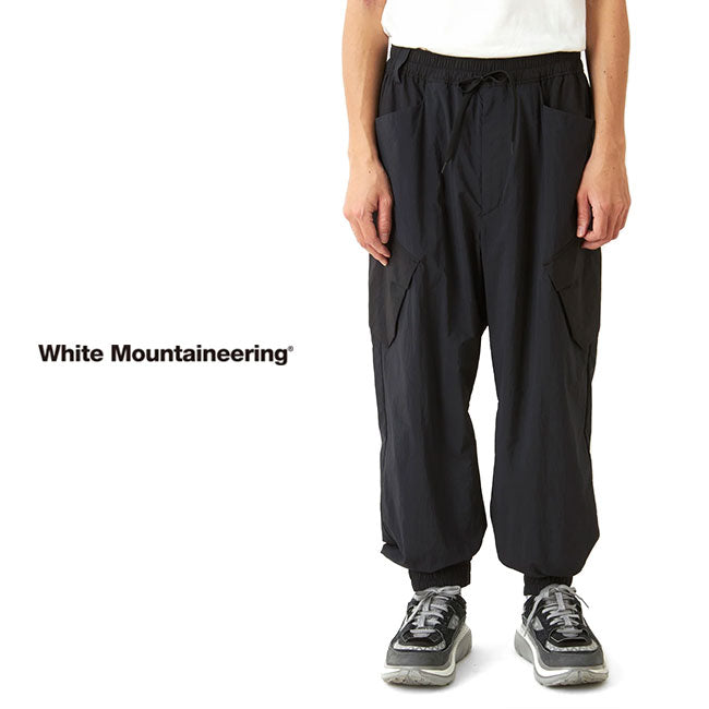 White Mountaineering BLK WIDE CARGO JOGGER PANTS BK2371402
