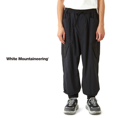 White Mountaineering BLK WIDE CARGO JOGGER PANTS BK2371402