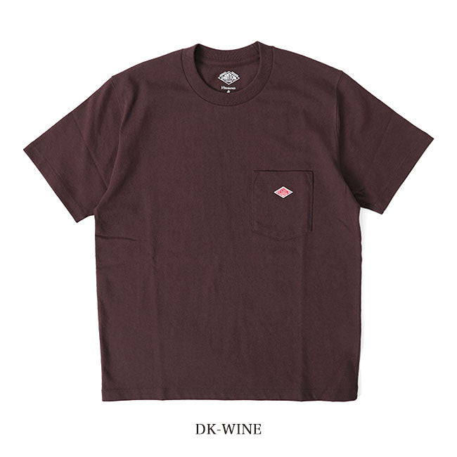 DANTON ダントン 胸ポケットTシャツ JD-9041 無地 ボーダー 半袖Tシャツ (メンズ レディース)