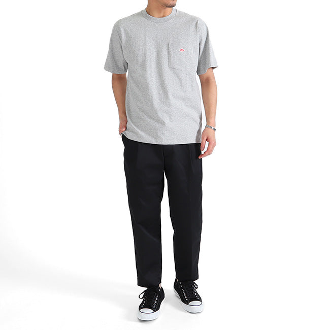 DANTON ダントン 胸ポケットTシャツ JD-9041 無地 ボーダー 半袖Tシャツ (メンズ レディース)
