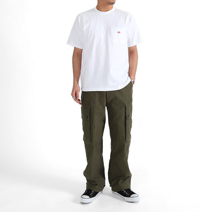 DANTON ダントン 胸ポケットTシャツ JD-9041 無地 ボーダー 半袖Tシャツ (メンズ レディース)