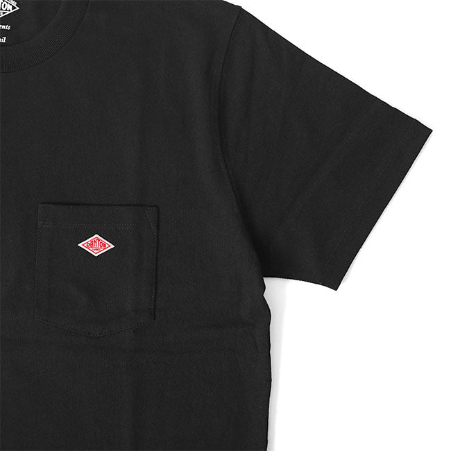 DANTON ダントン 胸ポケットTシャツ JD-9041 無地 ボーダー 半袖Tシャツ (メンズ レディース)