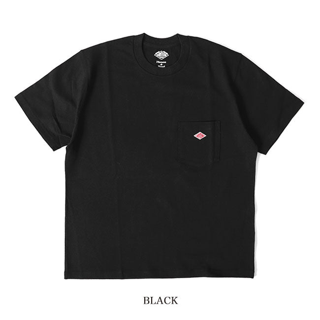 DANTON ダントン 胸ポケットTシャツ JD-9041 無地 ボーダー 半袖Tシャツ (メンズ レディース)