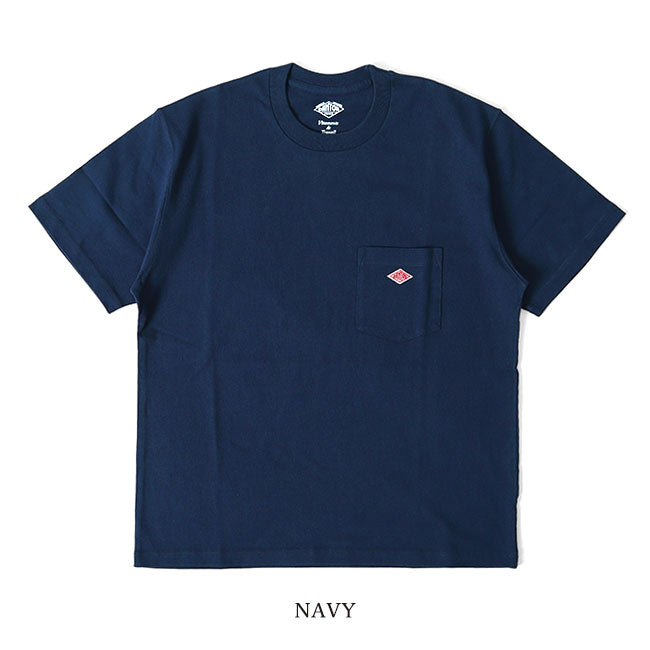 DANTON ダントン 胸ポケットTシャツ JD-9041 無地 ボーダー 半袖Tシャツ (メンズ レディース)