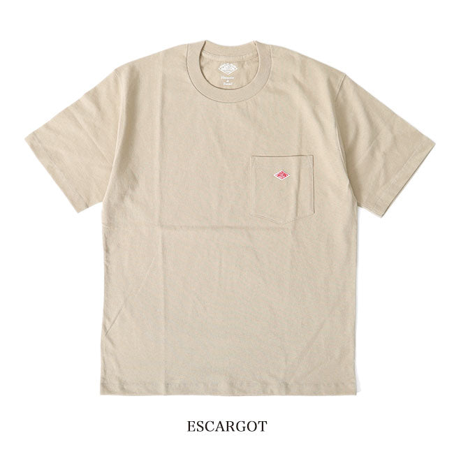 DANTON ダントン 胸ポケットTシャツ JD-9041 無地 ボーダー 半袖Tシャツ (メンズ レディース)