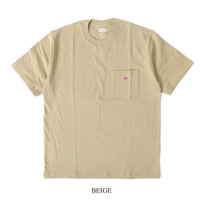 DANTON ダントン 胸ポケットTシャツ JD-9041 無地 ボーダー 半袖Tシャツ (メンズ レディース)