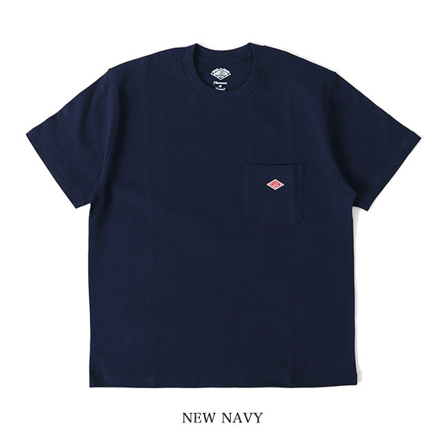 DANTON ダントン 胸ポケットTシャツ JD-9041 無地 ボーダー 半袖Tシャツ (メンズ レディース)