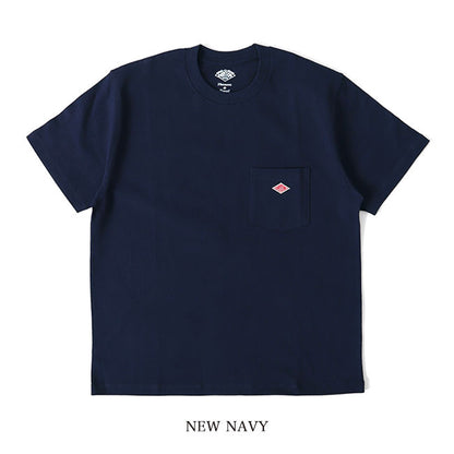 DANTON ダントン 胸ポケットTシャツ JD-9041 無地 ボーダー 半袖Tシャツ (メンズ レディース)