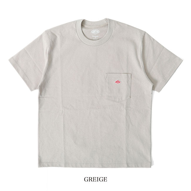 DANTON ダントン 胸ポケットTシャツ JD-9041 無地 ボーダー 半袖Tシャツ (メンズ レディース)
