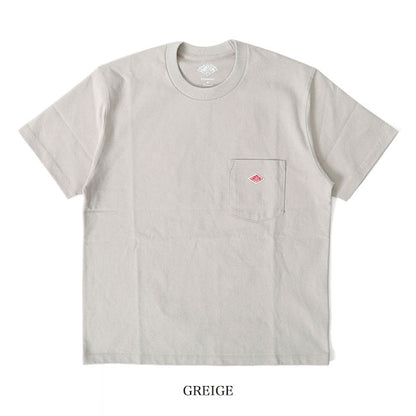 DANTON ダントン 胸ポケットTシャツ JD-9041 無地 ボーダー 半袖Tシャツ (メンズ レディース)