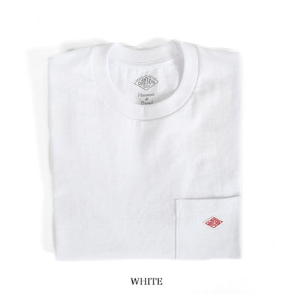 DANTON ダントン 胸ポケット ロンT JD-9077 長袖Tシャツ (メンズ レディース)