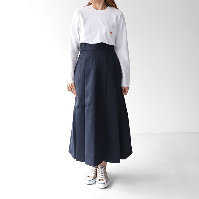 DANTON ダントン 胸ポケット ロンT JD-9077 長袖Tシャツ (メンズ レディース)