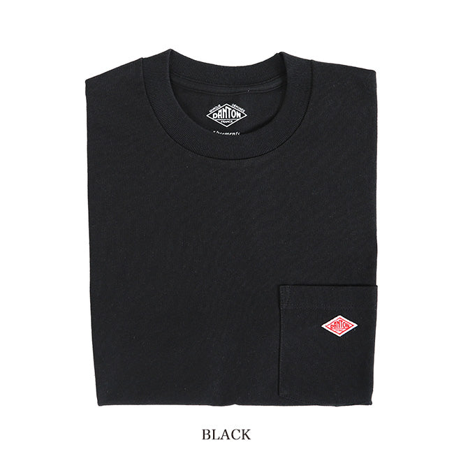 DANTON ダントン 胸ポケット ロンT JD-9077 長袖Tシャツ (メンズ レディース)