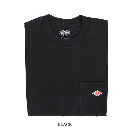 DANTON ダントン 胸ポケット ロンT JD-9077 長袖Tシャツ (メンズ レディース)