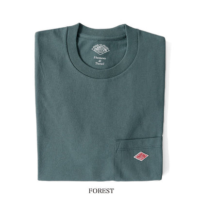 DANTON ダントン 胸ポケット ロンT JD-9077 長袖Tシャツ (メンズ レディース)