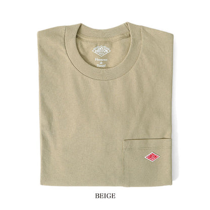 DANTON ダントン 胸ポケット ロンT JD-9077 長袖Tシャツ (メンズ レディース)