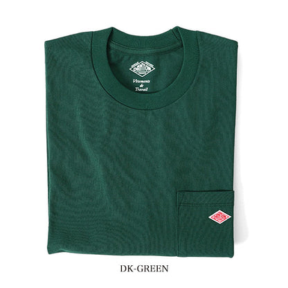 DANTON ダントン 胸ポケット ロンT JD-9077 長袖Tシャツ (メンズ レディース)